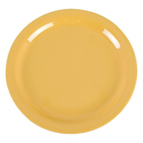 Carlisle 4385222 Dayton 10-1/4" Honey Yellow Melamine Dinner Plate