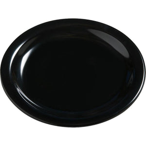 Carlisle 4385403 Dayton 7-1/4" Black Melamine Salad Plate