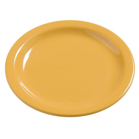 Carlisle 4385422 Dayton 7-1/4" Honey Yellow Melamine Salad Plate