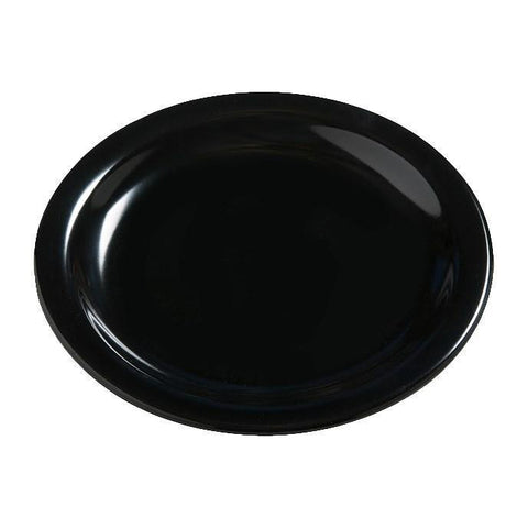 Carlisle 4385603 Dayton 5-1/5" Black Melamine Bread & Butter Plate