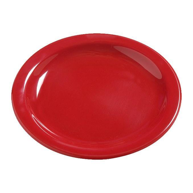 Carlisle 4385605 Dayton 5-1/5" Red Melamine Bread & Butter Plate