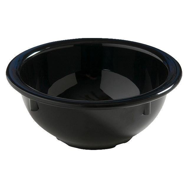Carlisle 4386003 Dayton 5-1/2" Black Melamine Nappie Bowl