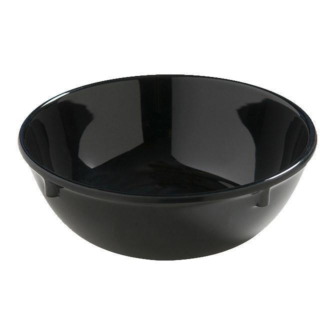 Carlisle 4386203 Dayton 5" Black Melamine Nappie Bowl