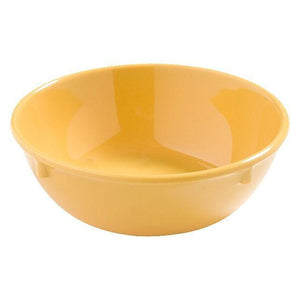 Carlisle 4386222 Dayton 5" Honey Yellow Melamine Nappie Bowl