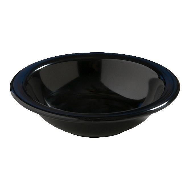 Carlisle 4386403 Black Dayton 10 Oz. Rimmed Bowl