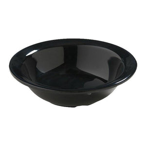 Carlisle 4386603 Dayton 4.75 Oz. Black Rimmed Fruit Bowl