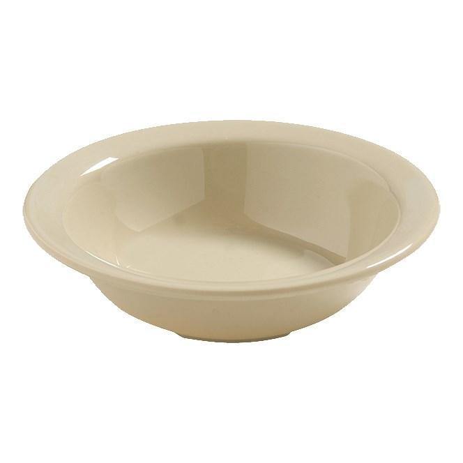 Carlisle 4386606 Dayton 4.75 Oz. Oatmeal Rimmed Fruit Bowl