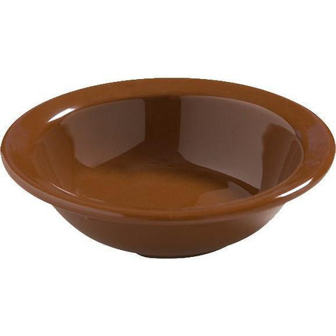 Carlisle 4386643 Dayton 4.75 Oz. Toffee Rimmed Fruit Bowl