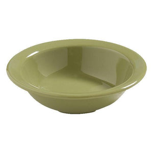 Carlisle 4386682 Dayton 4.75 Oz. Wasabi Rimmed Fruit Bowl