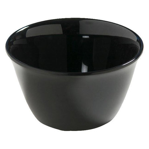 Carlisle 4386803 Dayton 8 Oz. Black Melamine Bouillon Cup