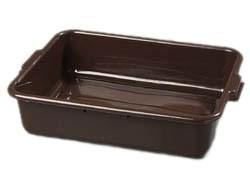 Carlisle 4401001 Comfort Curve Bus Box - 20" X 15" X 5", Brown Plastic