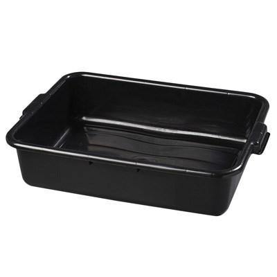 Carlisle 44010SKD03 Comfort Curve Bus Box - 20" X 15" X 5", Black Plastic