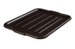 Carlisle 4401203 Comfort Curve Bus Box Lid - 20" X 15" X 3/4", Black