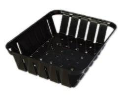 Carlisle 4403103 Stackable Black Munchie Basket 10-3/8" X 8"