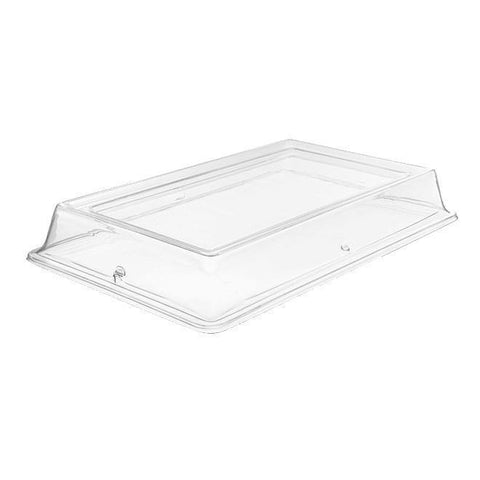 Carlisle 44414C07 Polycarbonate Cover For 10" X 14" Wide Rim Rectangular Platter