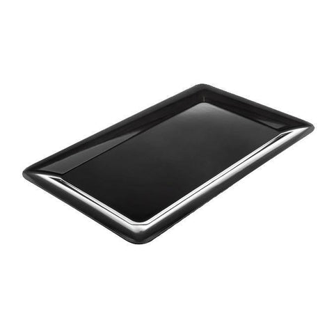 Carlisle 4442003 Black Melamine Full Size 1" Deep Food Pan