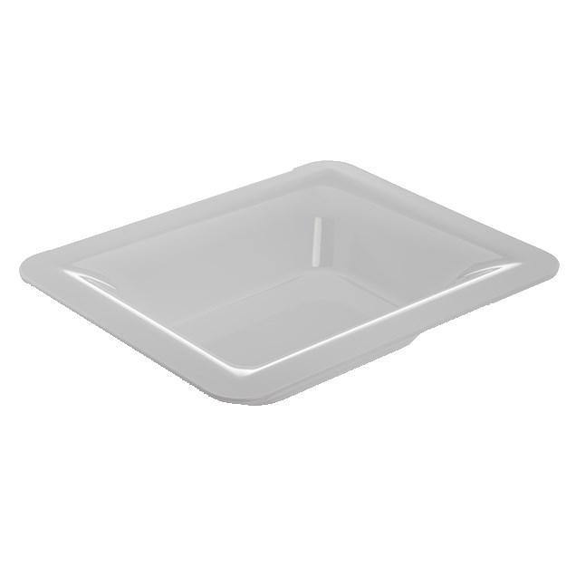 Carlisle 4443202 White Melamine 1/2 Size 2-1/2" Deep Food Pan