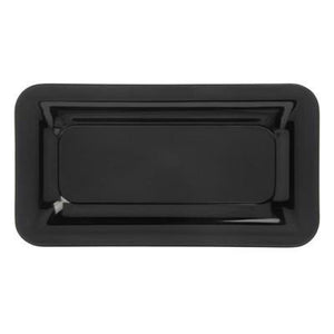 Carlisle 4446003 Black Melamine 1/3 Size 1" Deep Food Pan