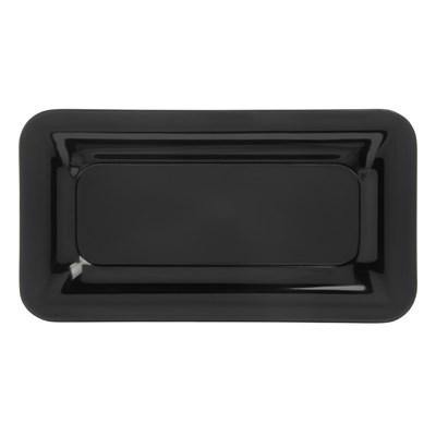 Carlisle 4446003 Black Melamine 1/3 Size 1" Deep Food Pan