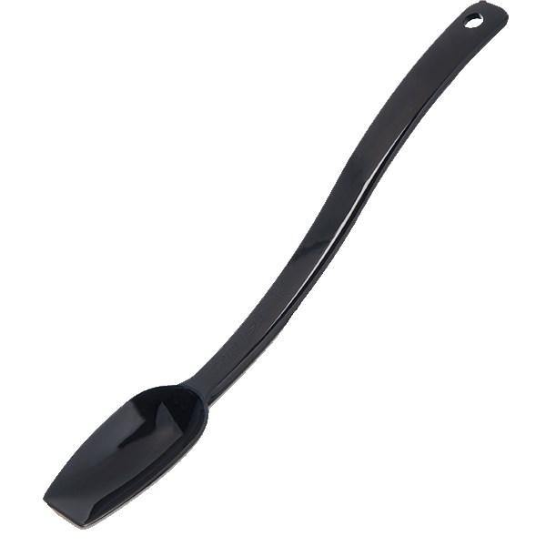 Carlisle 445003 8"L Solid Salad/Buffet Spoon with 1/4 Oz Capacity, Plastic, Black