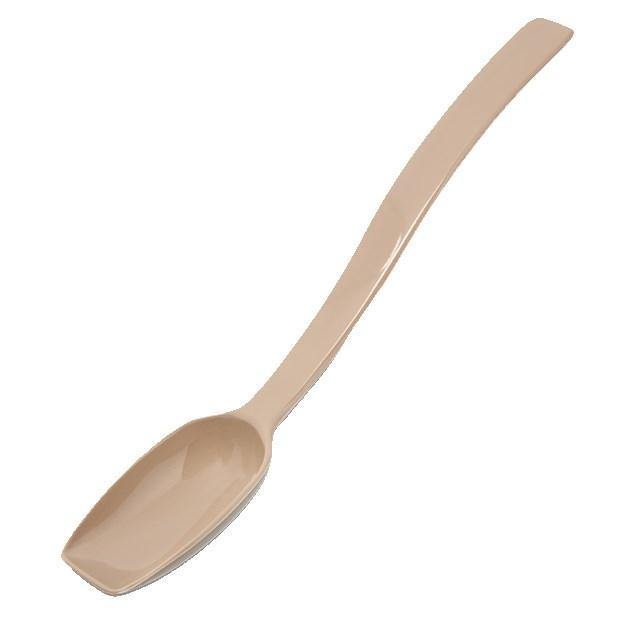 Carlisle 446007 9"L Solid Salad/Buffet Spoon with 1/2 Oz Capacity, Plastic, Clear
