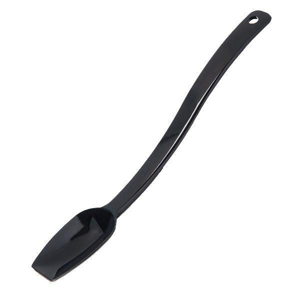 Carlisle 447003 10"L Solid Salad/Buffet Spoon with 3/4 Oz Capacity, Plastic, Black