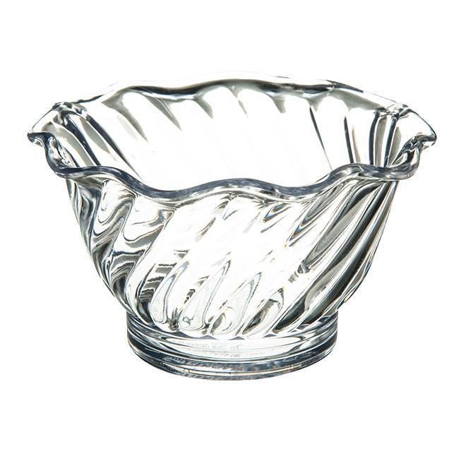 Carlisle 453007 Clear 5 Oz. Tulip Dessert Dish