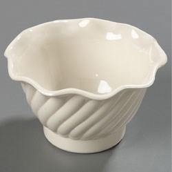 Carlisle 453042 Bone White 5 Oz. Tulip Dessert Dish