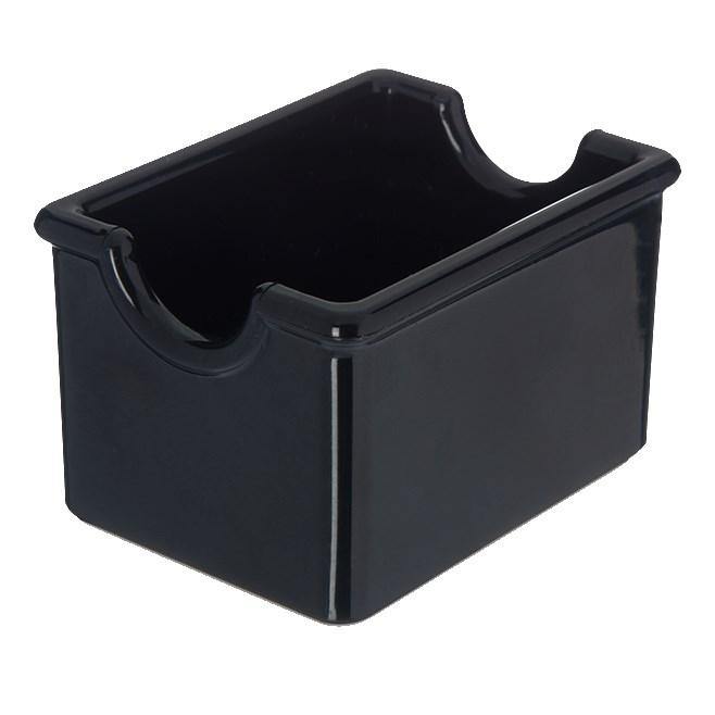 Carlisle 455003 Black SAN Plastic Sugar Caddy
