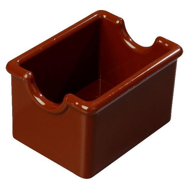 Carlisle 455028 Lennox Brown Plastic Sugar Caddy