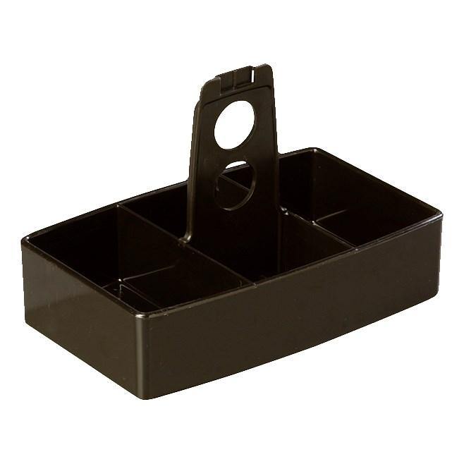 Carlisle 455103 Black Condiment Caddy with Card Holder
