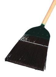 Carlisle 4564901 54"L Sparta Lobby Broom with Straight Corn Bristles & Natural Handle