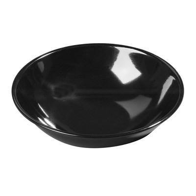 Carlisle 500B03 Melamine Salad Bowl - 10 Oz., Black