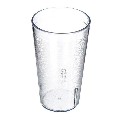 Carlisle 5212-207 12 Oz. Clear Plastic Stackable Tumbler