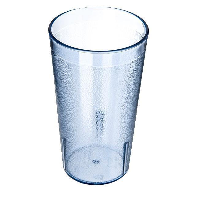 Carlisle 521254 12 Oz. Blue Plastic Stackable Tumbler