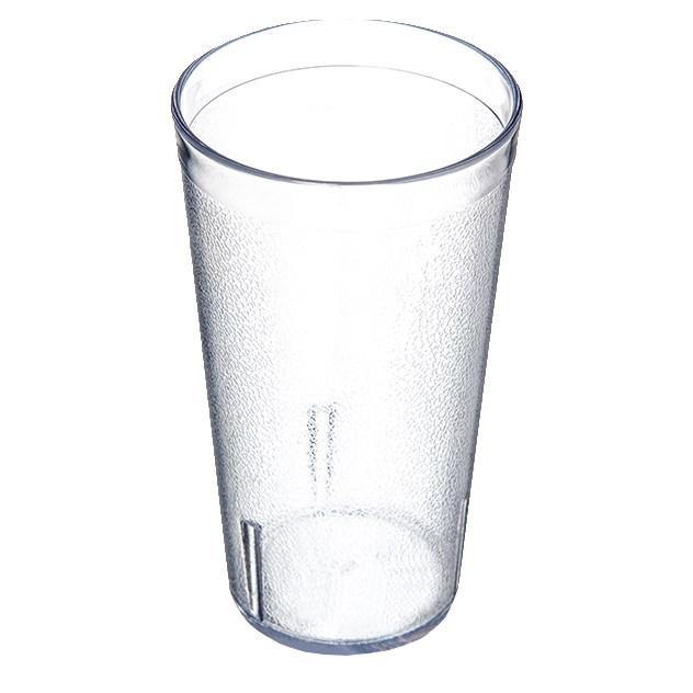 Carlisle 521607 16 Oz. Clear Plastic Stackable Tumbler