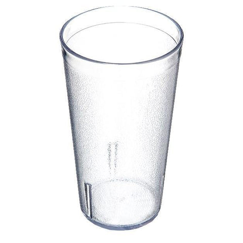 Carlisle 5216-207 16 Oz. Clear Plastic Stackable Tumbler