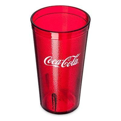 Carlisle 52163550D 16 Oz. Ruby Plastic Stackable Tumbler