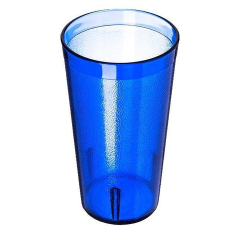 Carlisle 521647 16 Oz. Royal Blue Plastic Stackable Tumbler