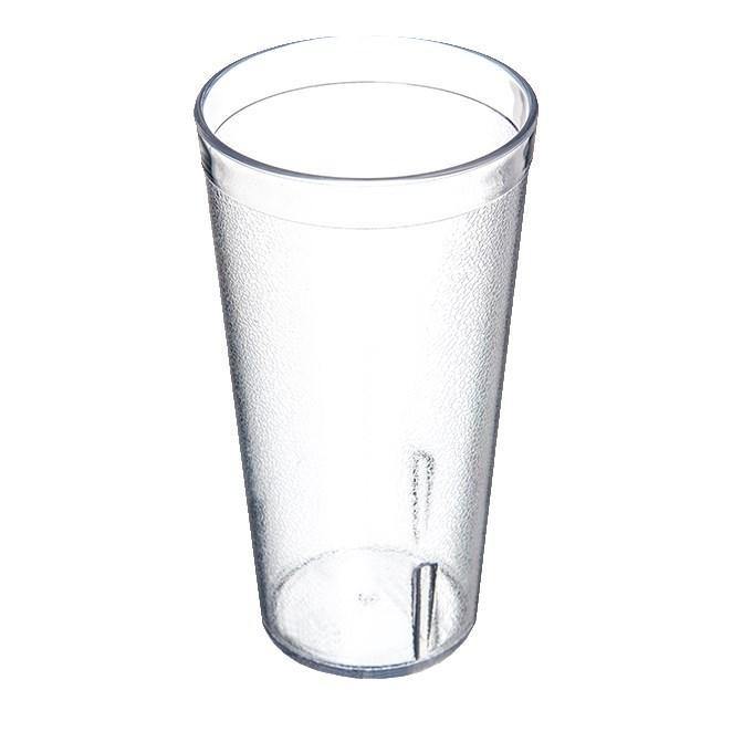 Carlisle 522007 20 Oz. Clear Plastic Stackable Tumbler