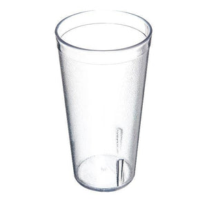 Carlisle 522007 20 Oz. Clear Plastic Stackable Tumbler