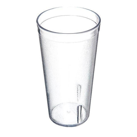 Carlisle 522007 20 Oz. Clear Plastic Stackable Tumbler