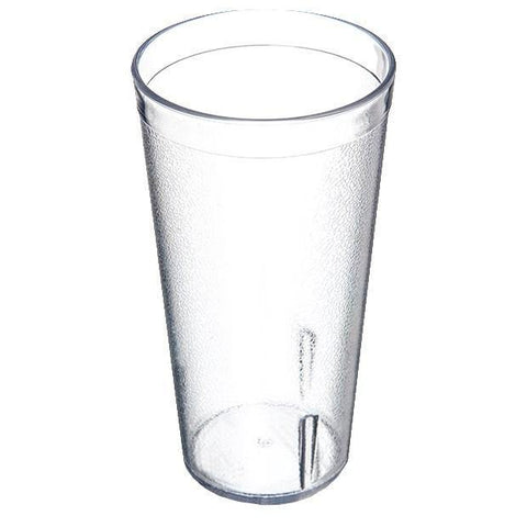 Carlisle 5220-207 20 Oz. Clear Plastic Stackable Tumbler