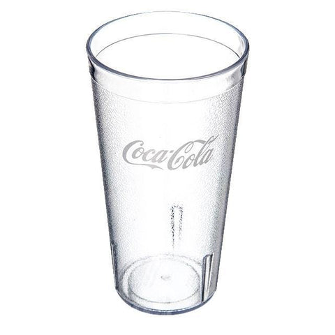 Carlisle 52203550A 20 Oz. Clear Plastic Stackable Tumbler