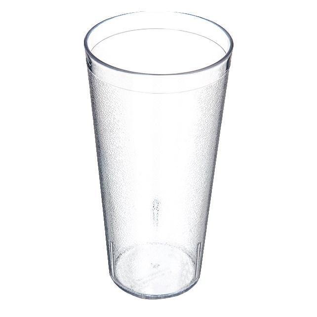 Carlisle 522407 24 Oz. Clear Plastic Stackable Tumbler