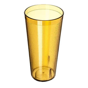 Carlisle 522413 24 Oz. Amber Plastic Stackable Tumbler