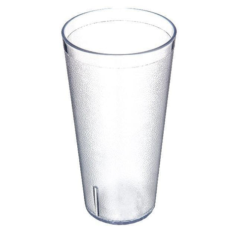 Carlisle 523207 32 Oz. Clear Plastic Stackable Tumbler