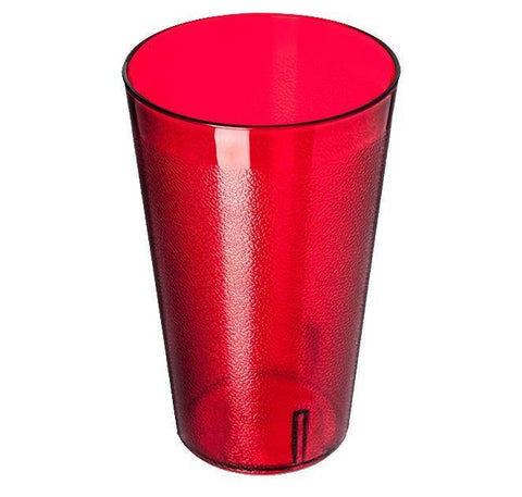 Carlisle 523210 32 Oz. Ruby Plastic Stackable Tumbler