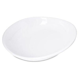 Carlisle 5300502 Stadia 11-1/2" Pasta Plate, White Melamine