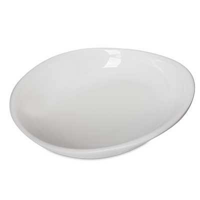 Carlisle 5300580 Stadia 11-1/2" Pasta Plate (Oblong), Melamine, Greige